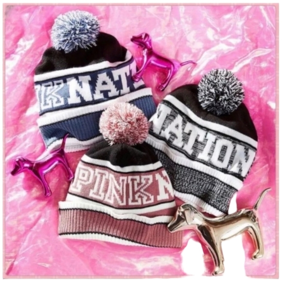 Victoria Secret PINK NATION Exclusive Fashion Show Beanie - Picture 12 of 12